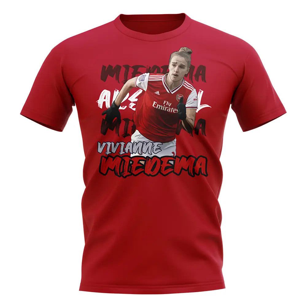 Vivianne Miedema Graphic Player Tee (Red)_1