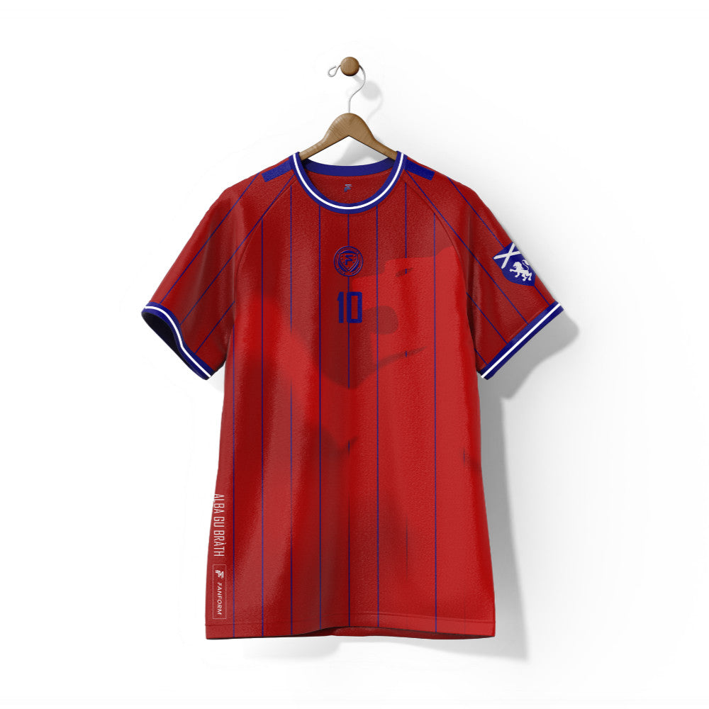 Scotland Tartan Army Away Supporter Jersey Adult Short Sleeve_0