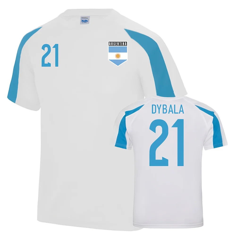 Argentina Sports Training Jersey (Dybala 21)_0