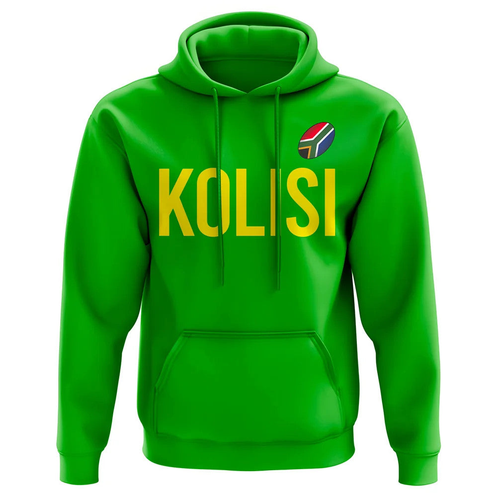 Siya Kolisi Springboks Rugby Hoody (Green)_0