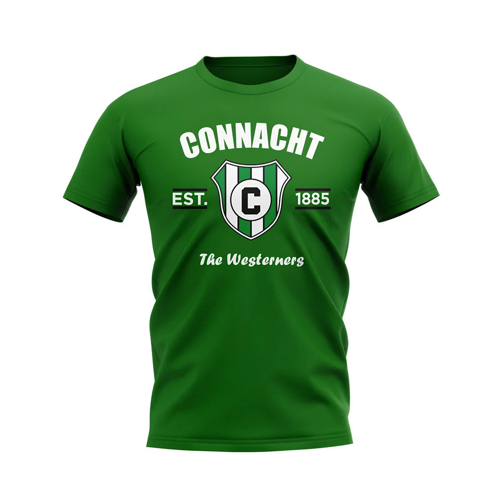 Connacht Rugby Established T-Shirt (Green)_1