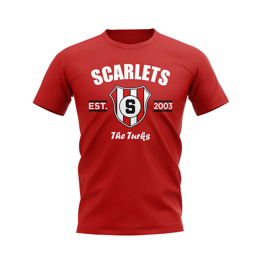 Scarlets Rugby Established T-Shirt (Red)_1