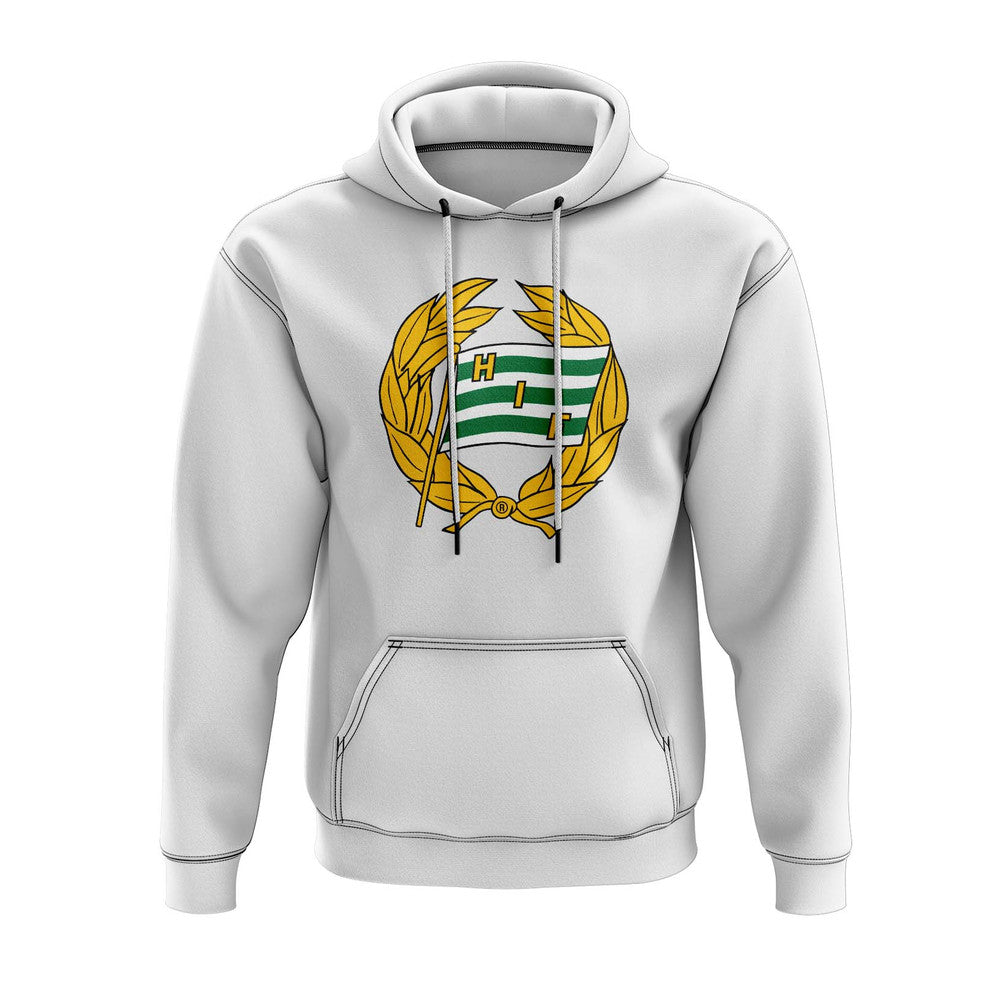 Hammarby Logo Hoody (White)_0