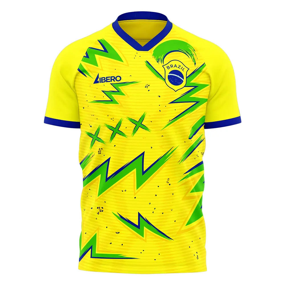  2025-2026 Brazil Concept Pre-Match Shirt Little Boys_0