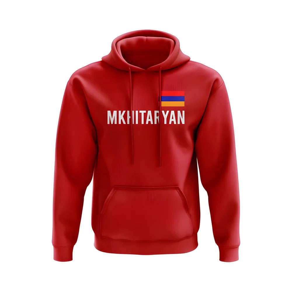 Henrich Mkhitaryan Armenia Name Hoody (Red)_1