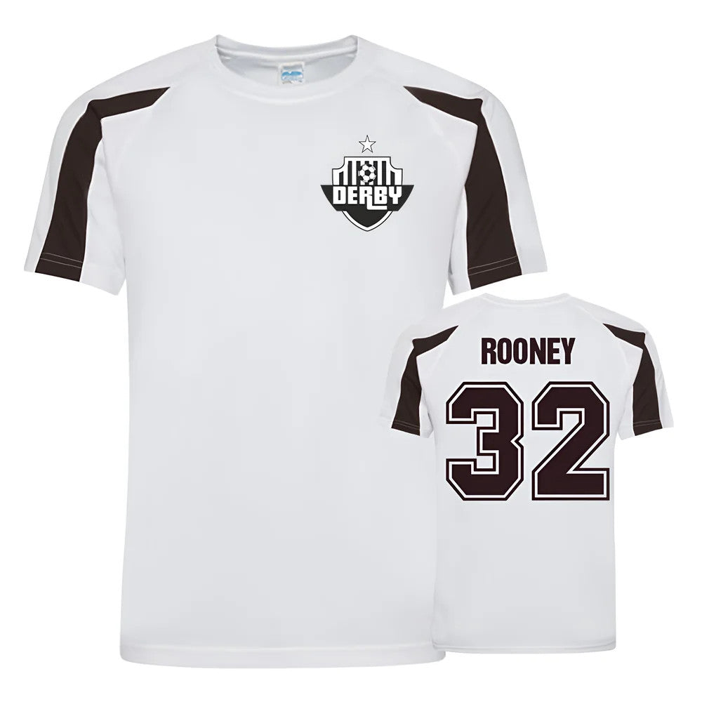 Wayne Rooney Derby County Sports Training Jersey (White)_1