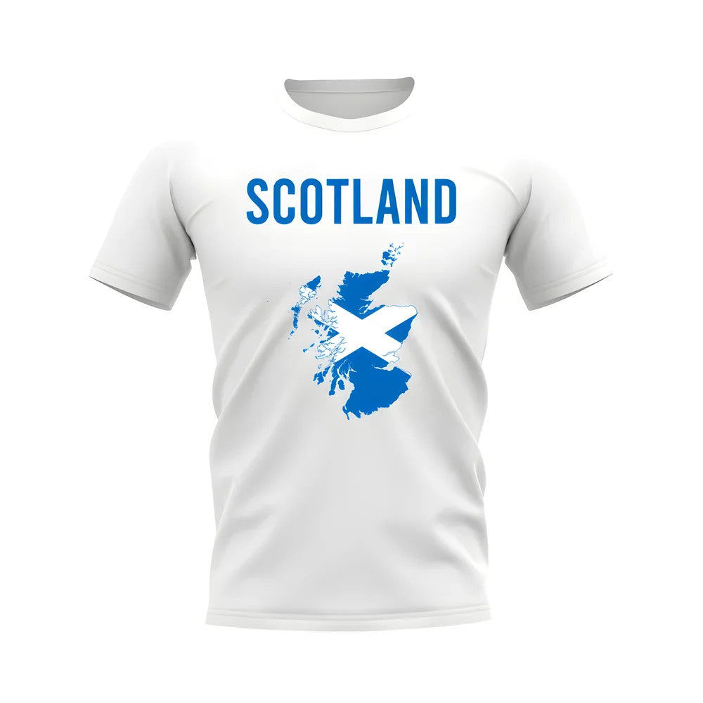 Scotland Map T-shirt (White)_0