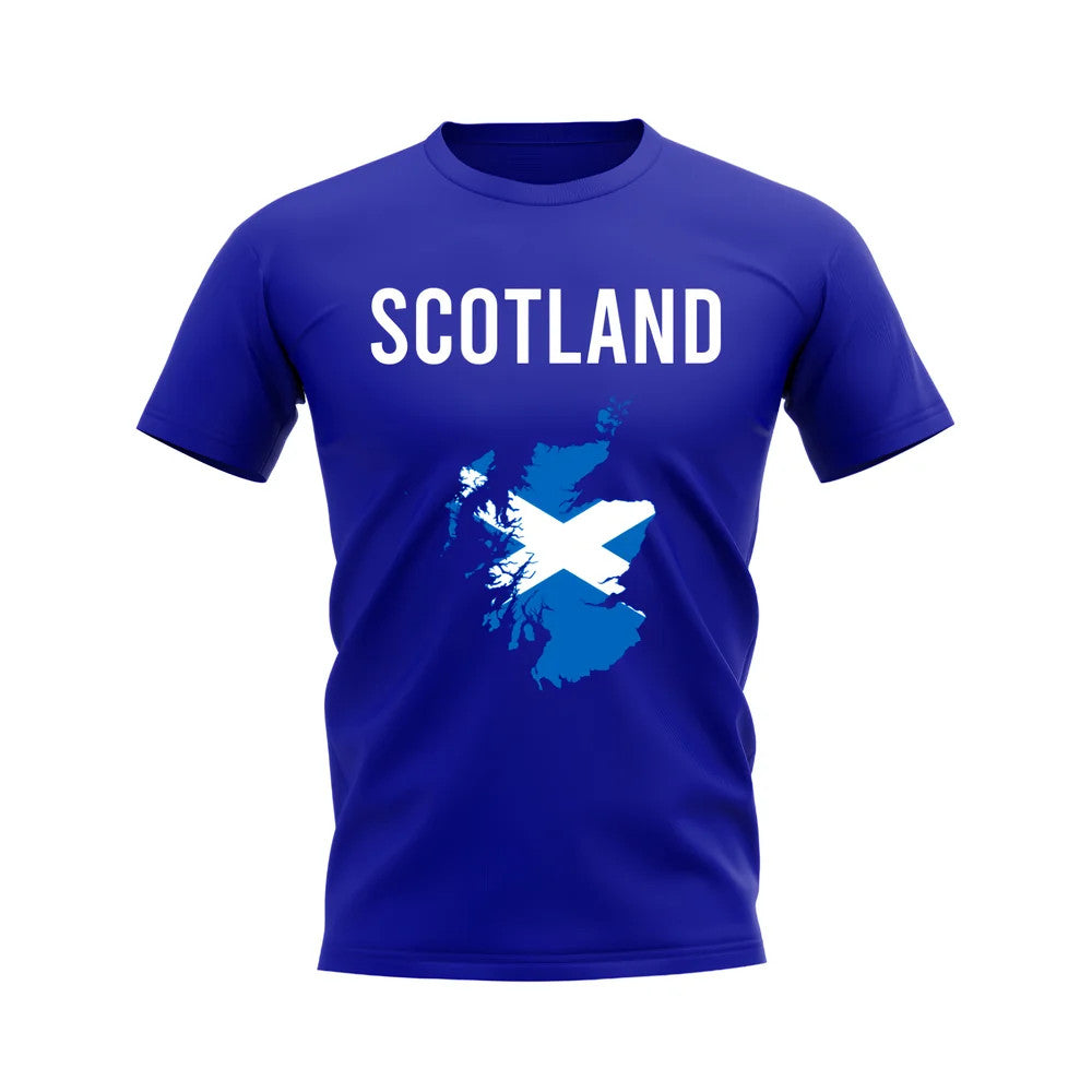Scotland Map T-shirt (Royal)_1