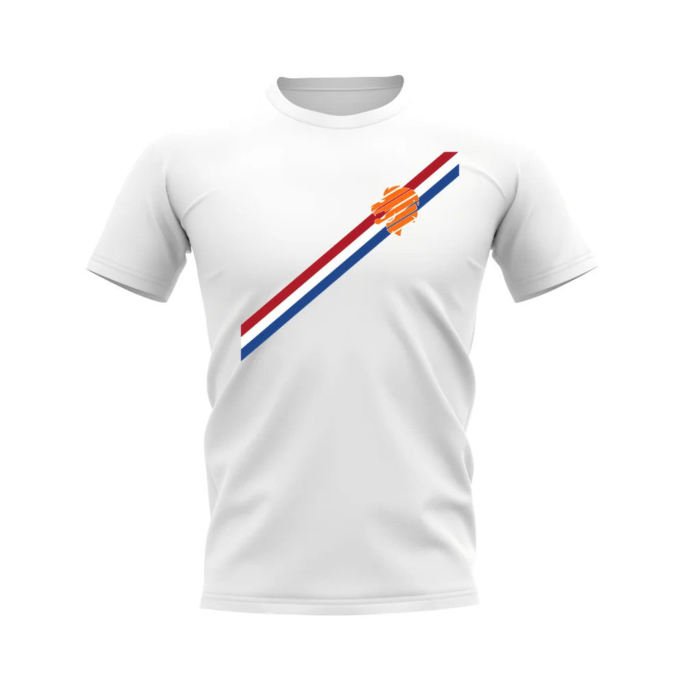 Holland 2006 Retro Pattern T-shirt (White)_1