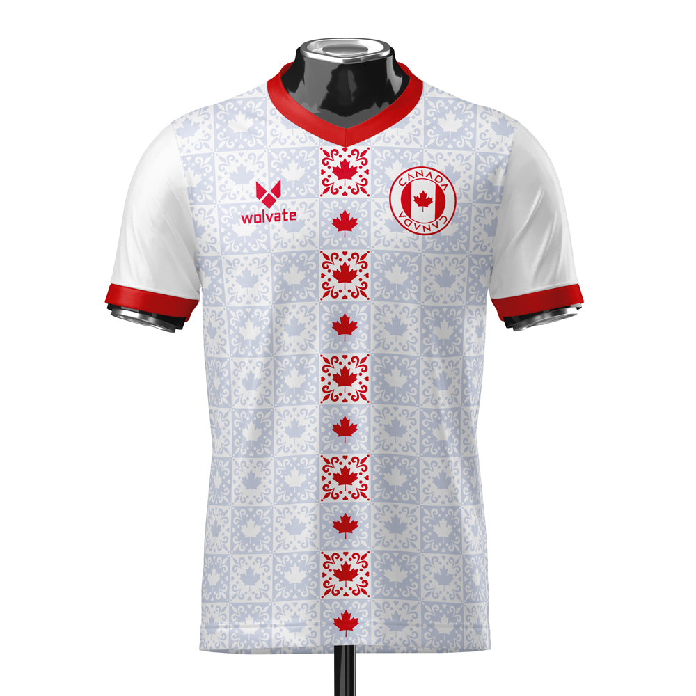 Canada Heritage Football Jersey (Wolvate) kids Kids Short Sleeve_0