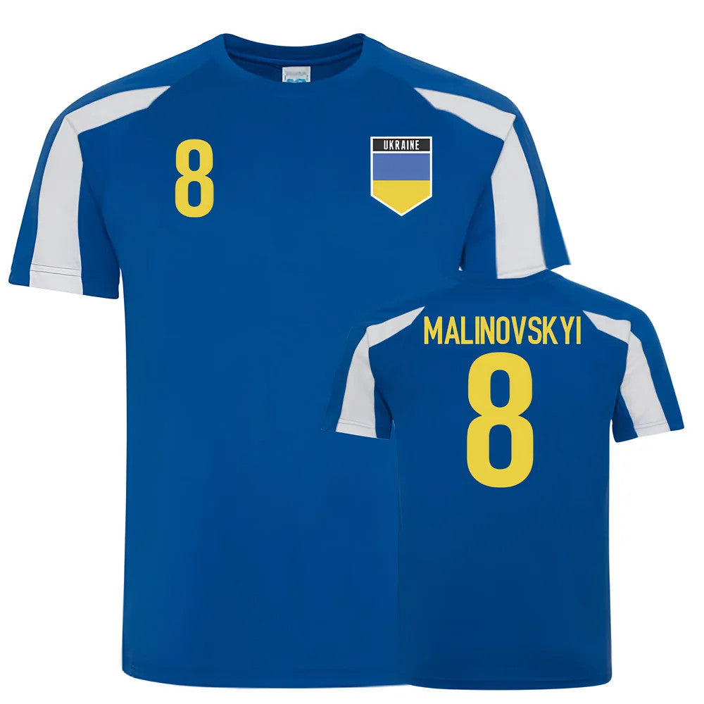 Ukraine Sports Training Jersey (Malinovskyi 8)_0