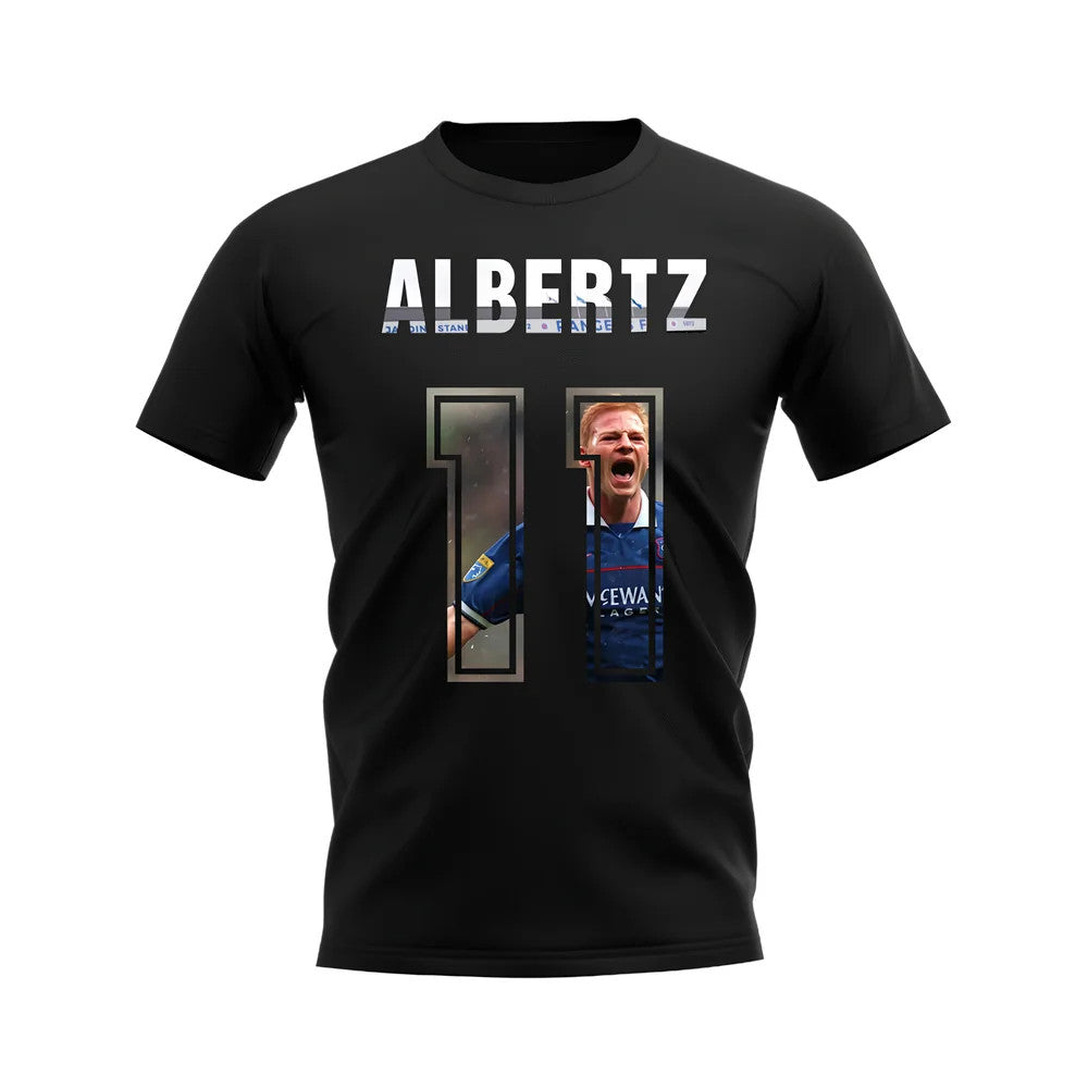 Jorg Albertz Name and Number Rangers T-shirt (Black)_1