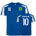 Brazil Sports Training Jersey (Your Name)_0