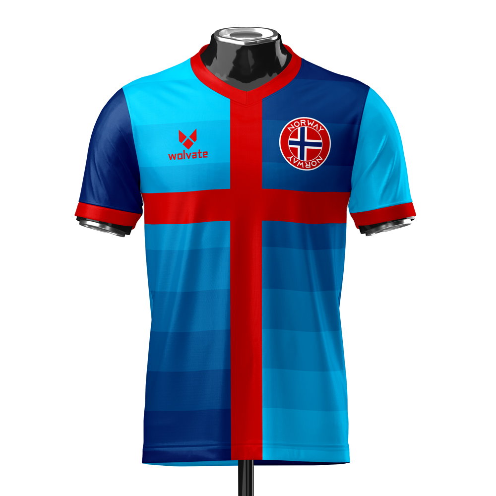 Norway Heritage Football Jersey (Wolvate) Adult Short Sleeve (Ryerson 14)_2