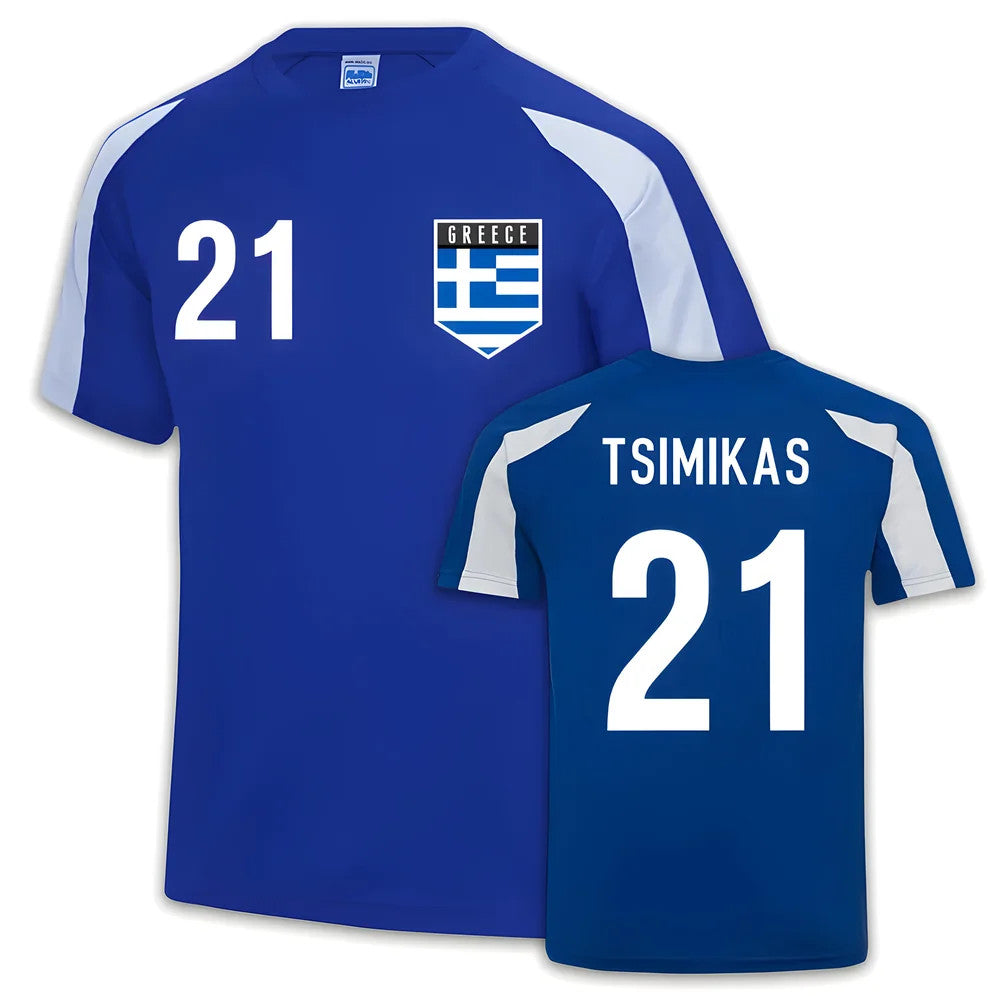 Greece Sports Training Jersey (Kostas Tsimikas 21)_1
