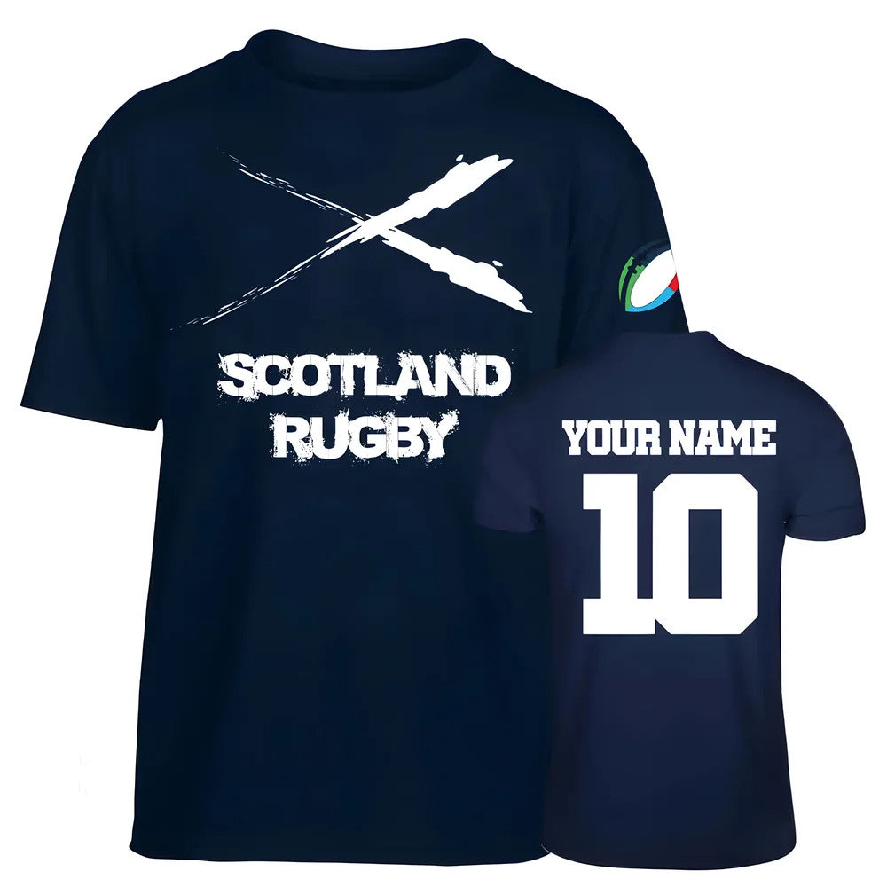 Scotland Country Rugby T-Shirt (Your Name)_1
