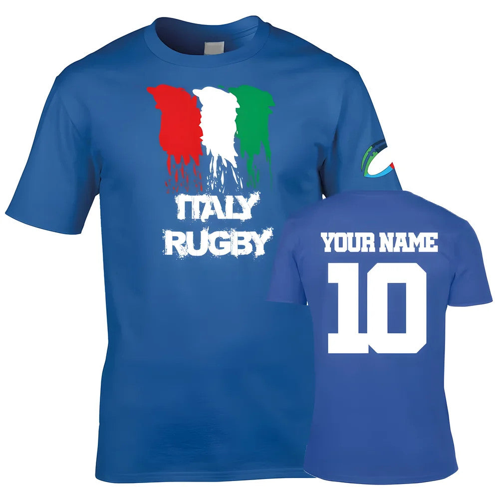 Italy Country Rugby T-Shirt (Your Name)_1