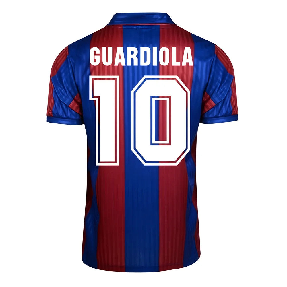Score Draw Barcelona 1992 Home Shirt (Guardiola 10)_0
