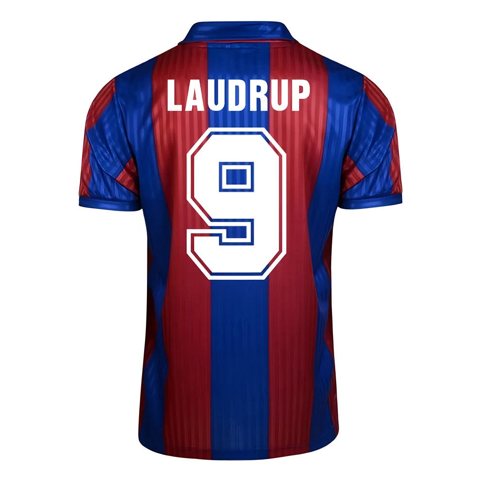 Score Draw Barcelona 1992 Home Shirt (Laudrup 9)_0