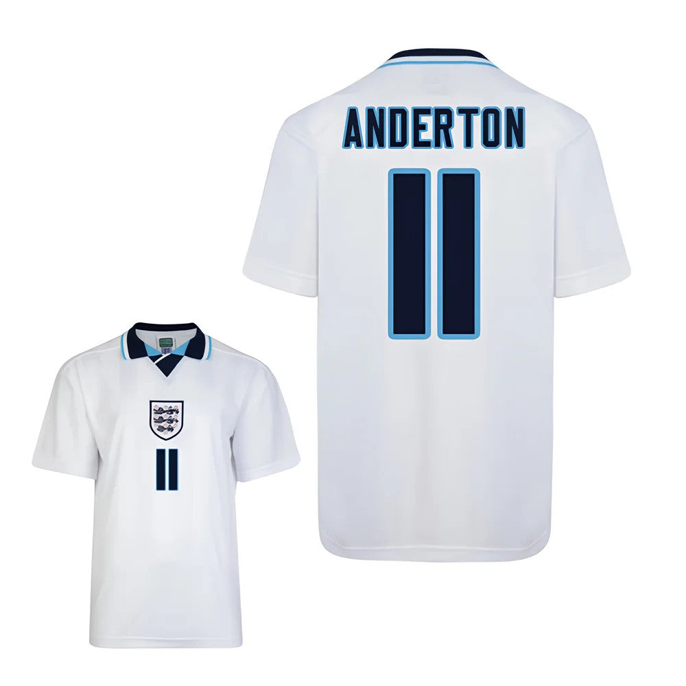 Score Draw England Euro 1996 Home Shirt (Anderton 11)_0
