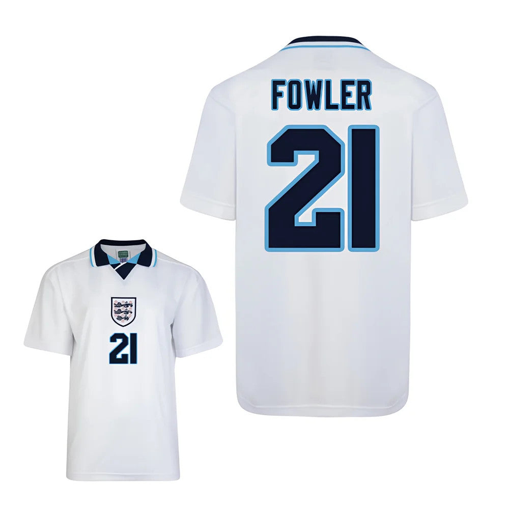 Score Draw England Euro 1996 Home Shirt (Fowler 21)_0