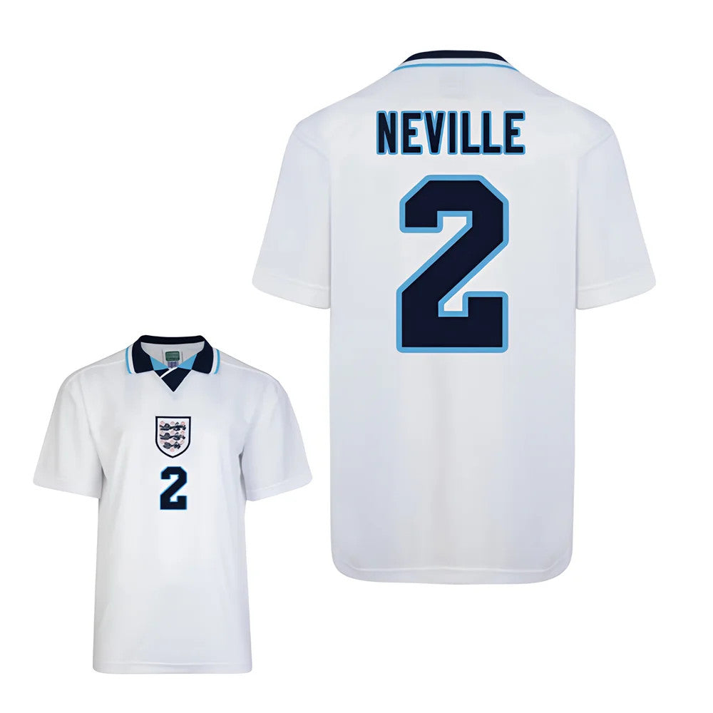 Score Draw England Euro 1996 Home Shirt (Neville 2)_0