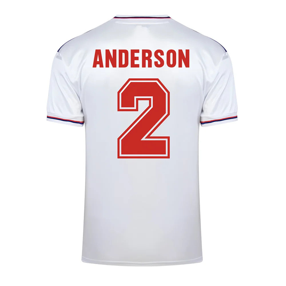 Score Draw England World Cup 1982 Home Shirt (Anderson 2)_0