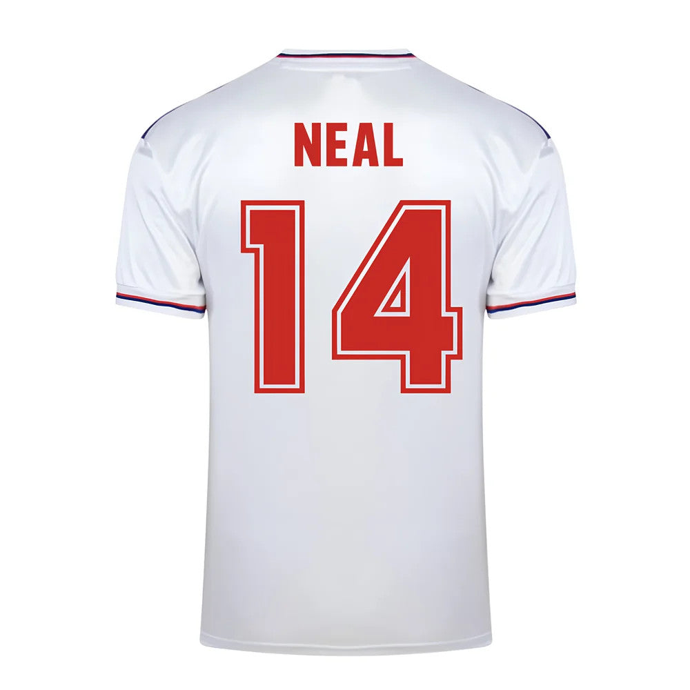 Score Draw England World Cup 1982 Home Shirt (Neal 14)_0