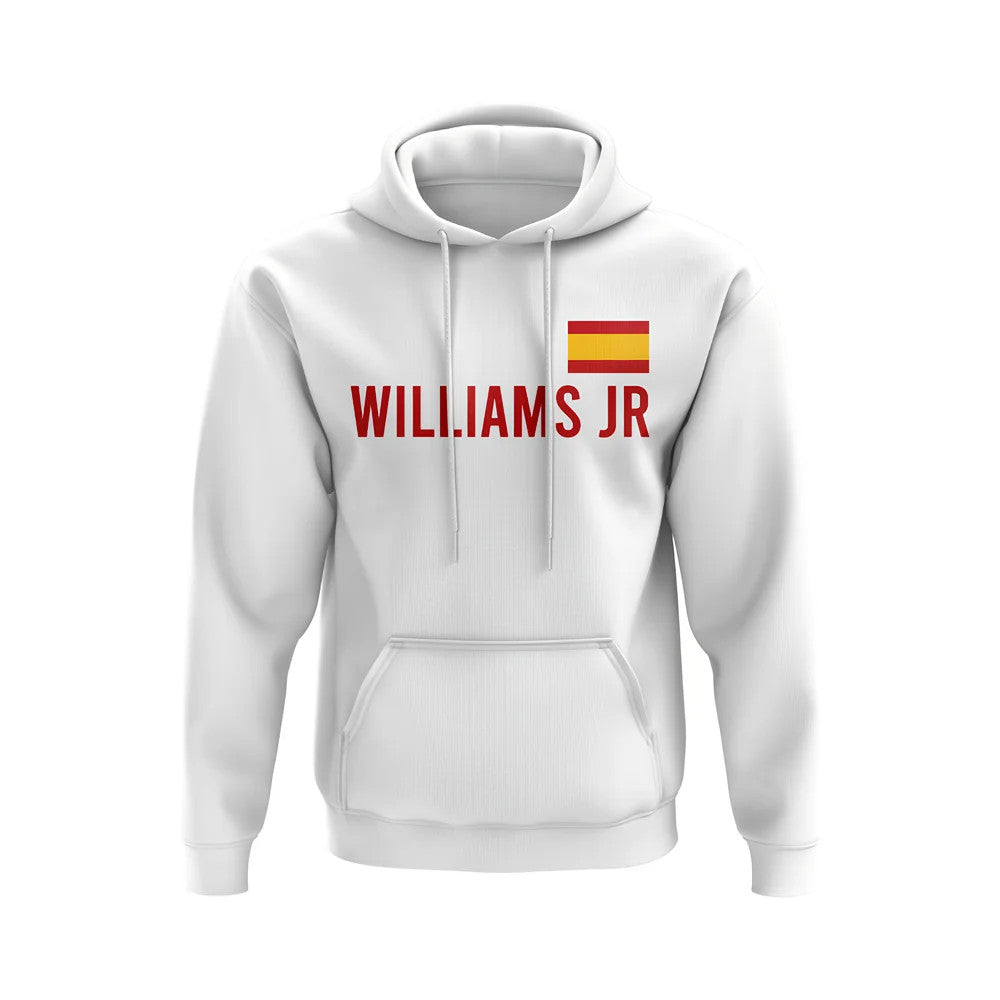 Nico Williams Spain Flag Hoody (White)_0