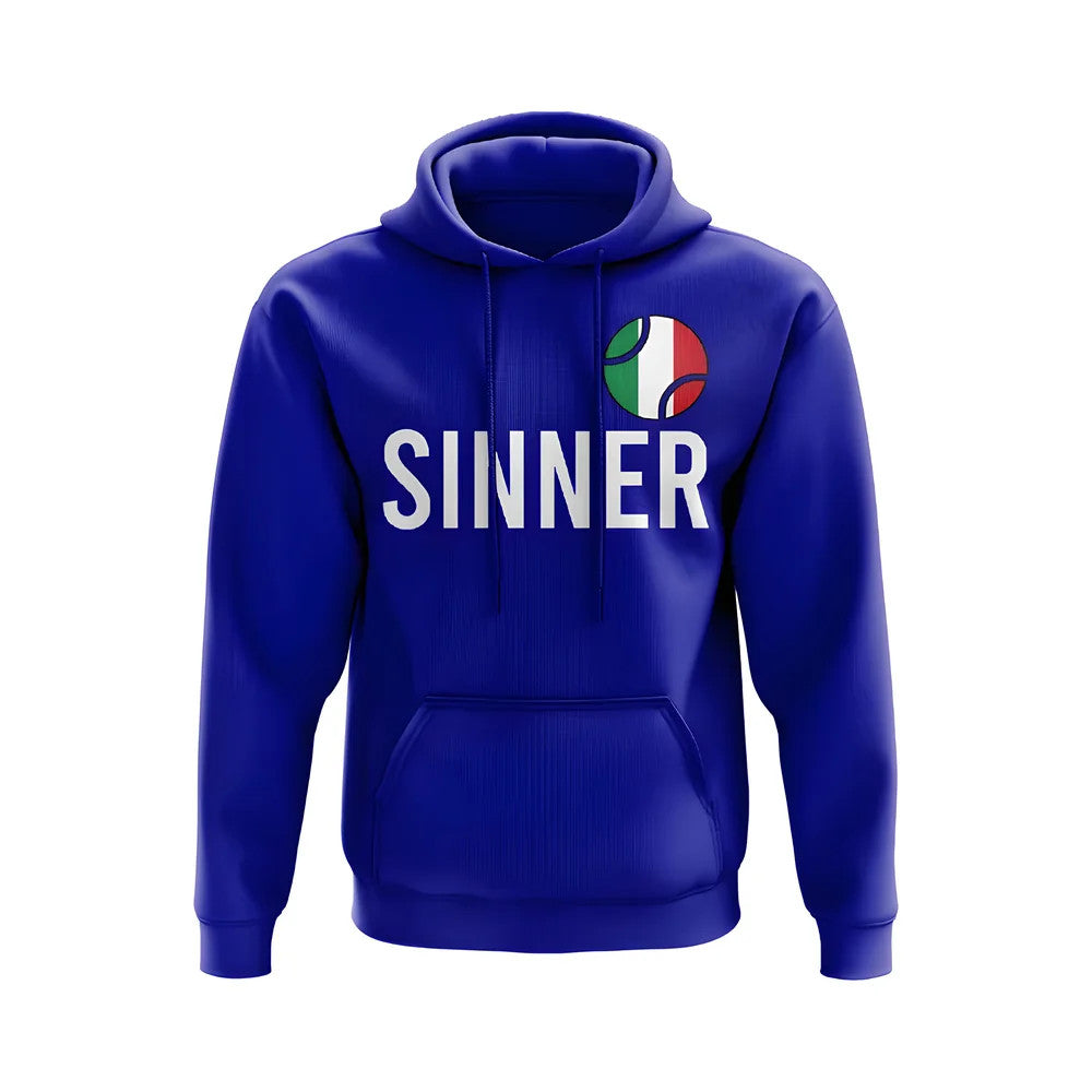 Jannik Sinner Italy Name Hoody (Royal Blue)_1