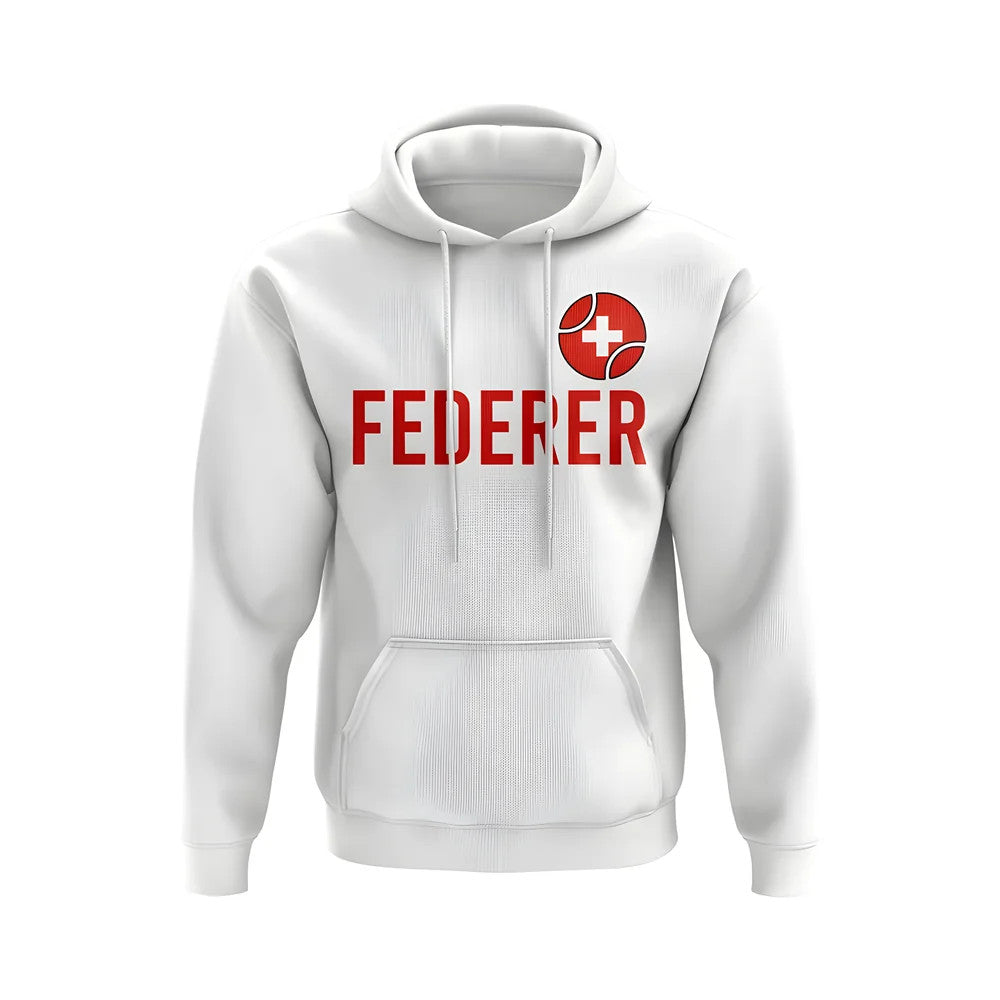 Roger Federer Switzerland Name Hoody (White)_0