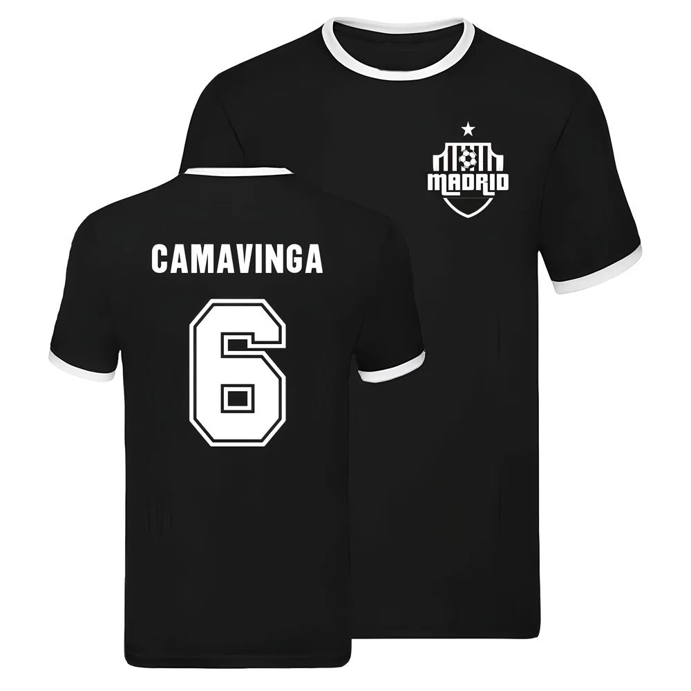 Real Madrid Ringer T-shirt (Camavinga 6)_0