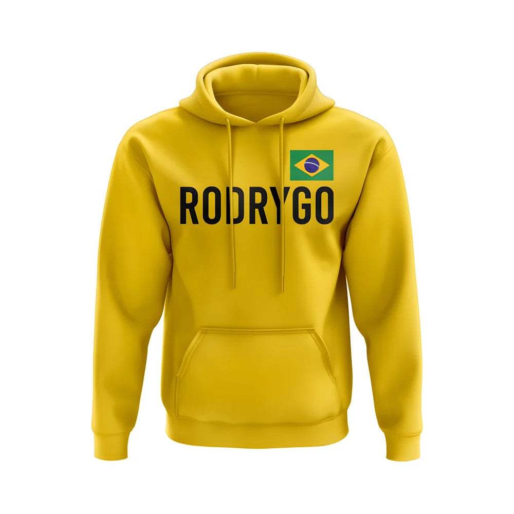 Rodrygo Brazil Name Hoody (Yellow)_0