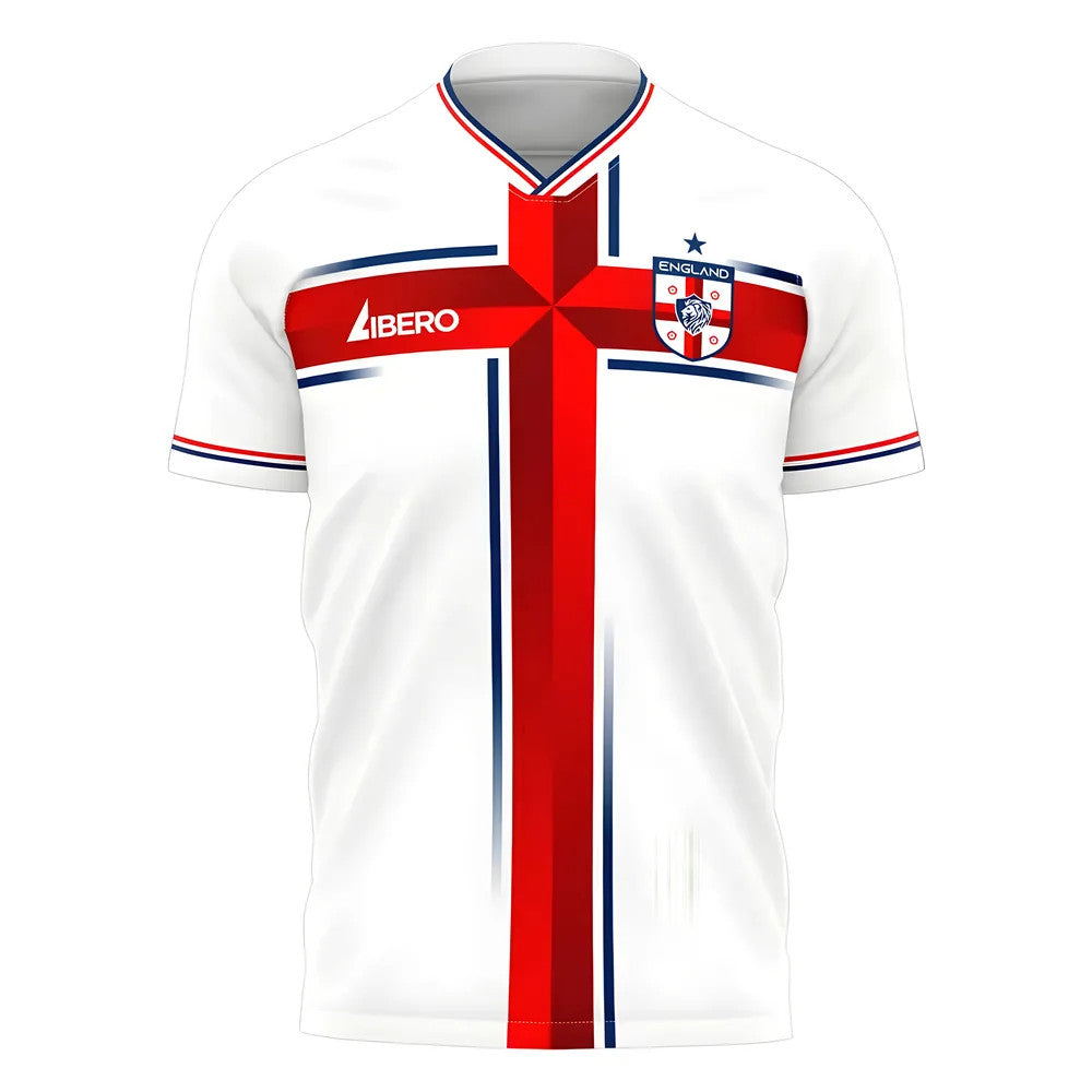  2025-2026 England Home Cross Concept Shirt (Libero) Adult Short Sleeve_0