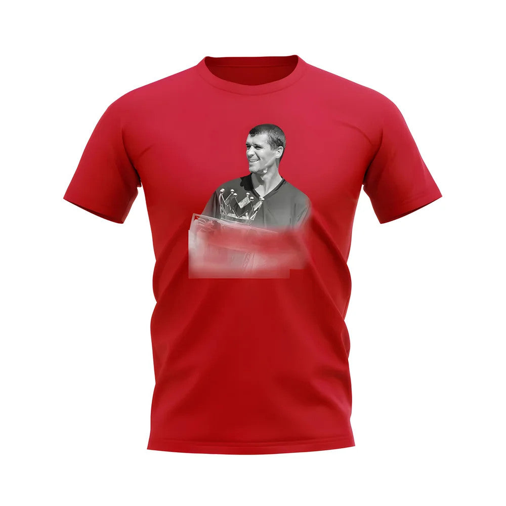 Roy Keane Manchester United Legend T-Shirt (Red)_0