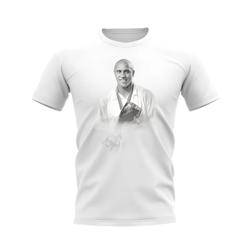 Roberto Carlos Real Madrid Legend T-Shirt (White)_1