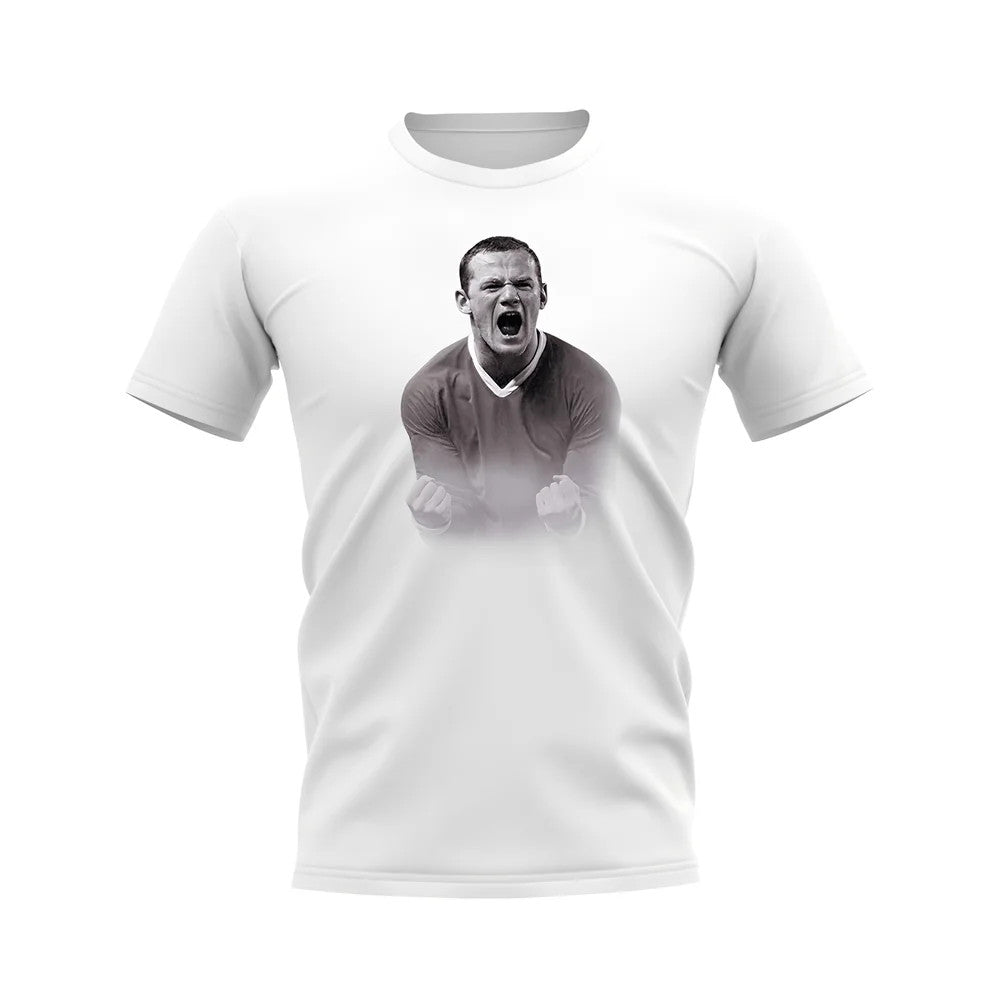 Wayne Rooney Manchester United Legend T-Shirt (White)_0