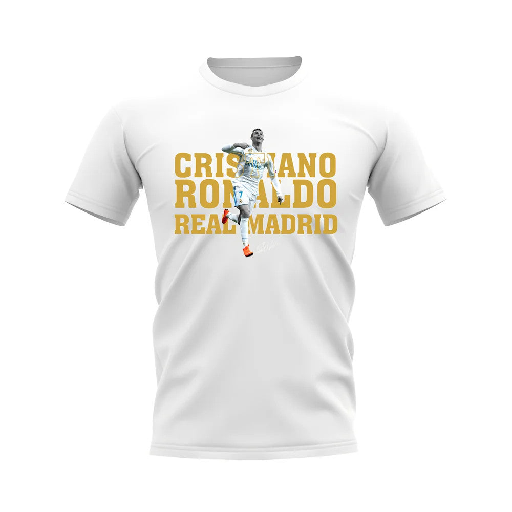 Cristiano Ronaldo Real Madrid Player Tee (White)_1
