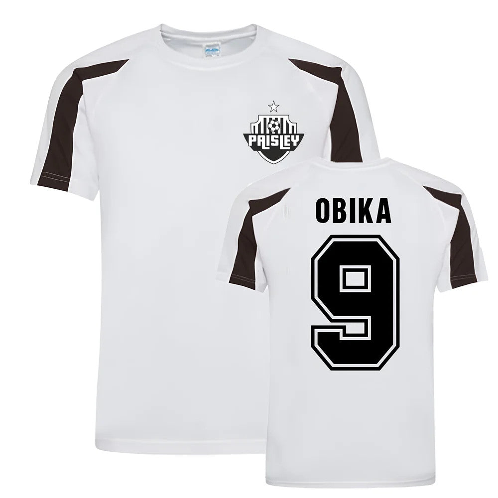 Jonathan Obika St MIrren Sports Training Jersey (White)_1
