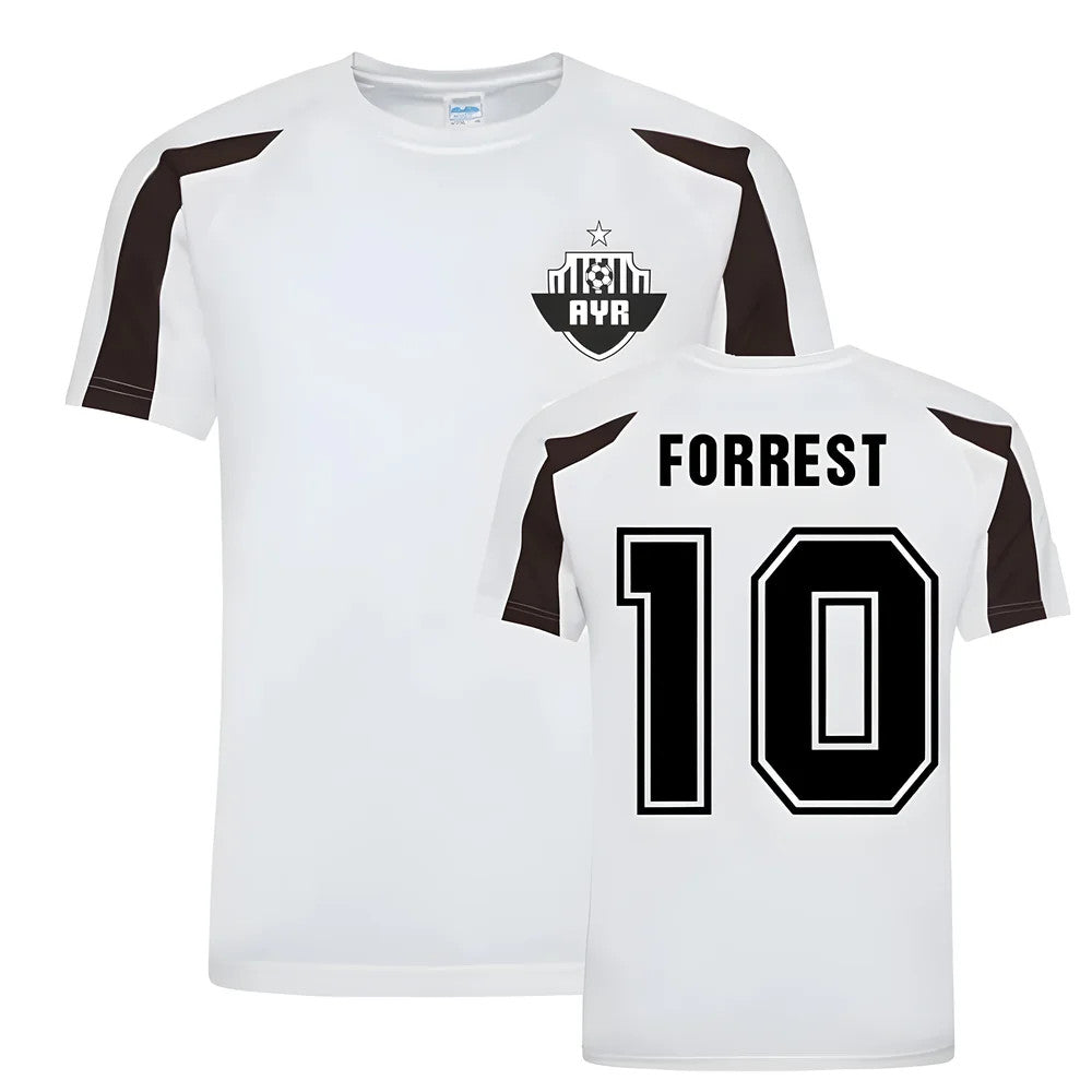 Alan Forrest Ayr United Sports Training Jersey-(White)_0