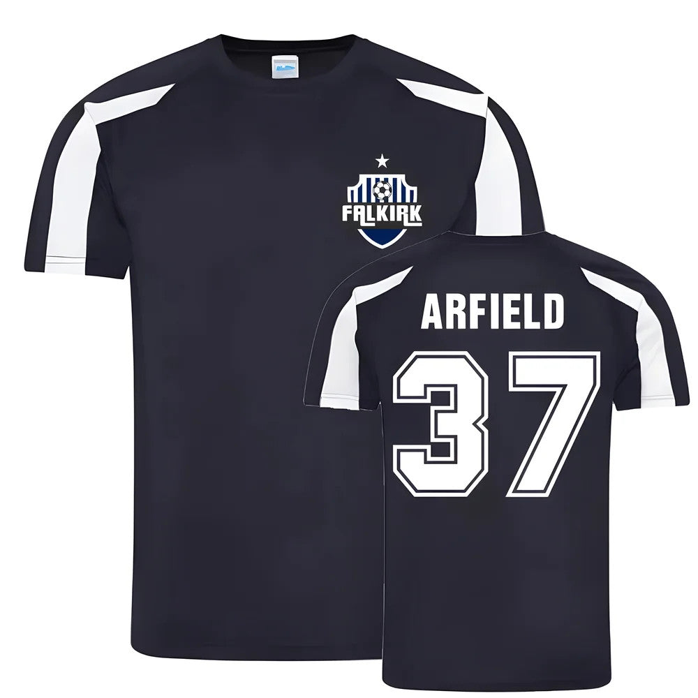 Scott Arfield Falkirk Sports Training Jersey (Navy)_0