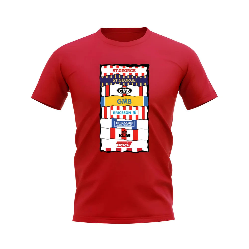 Brentford Sponsor History T-shirt (Red)_0