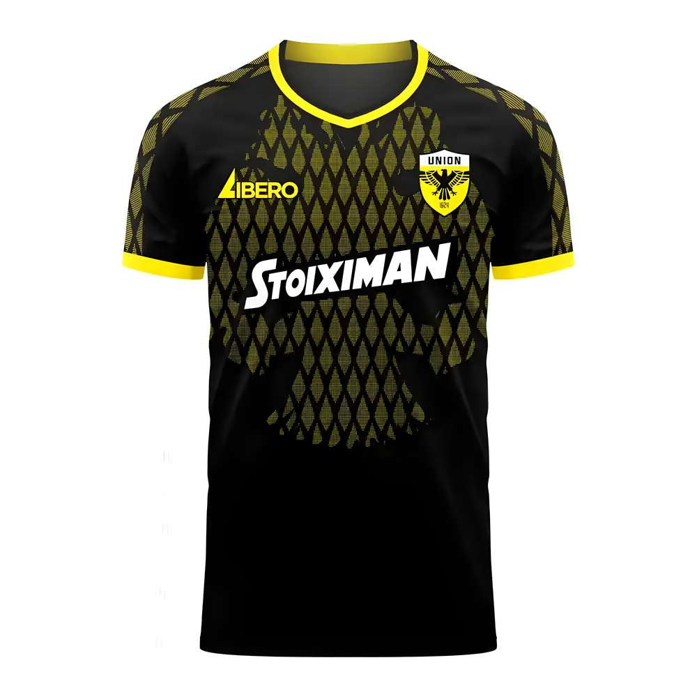 AEK Athens 2025-2026 Away Concept Football Kit (Libero) - Little Boys_0