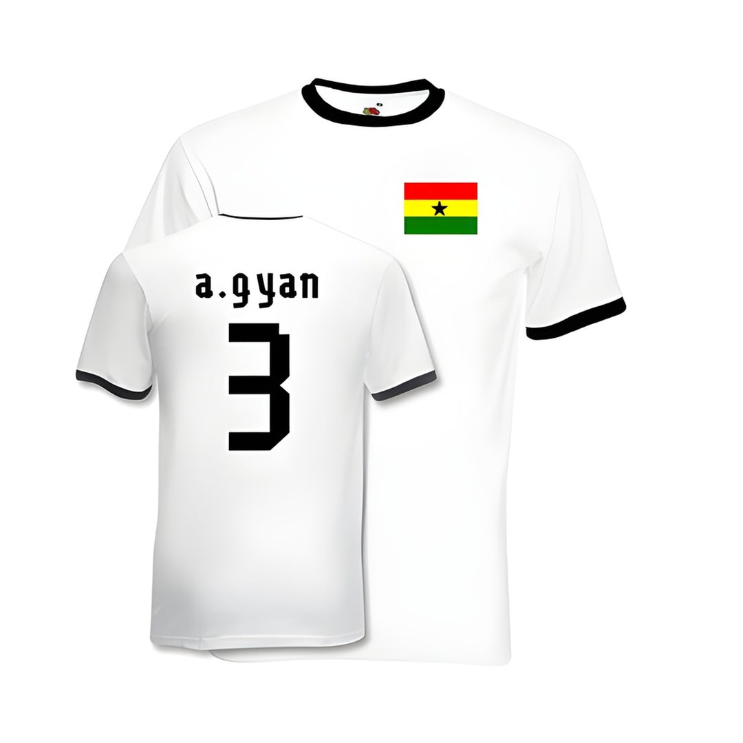 Asamoah Gyan Ghana Ringer Tee (white)_0