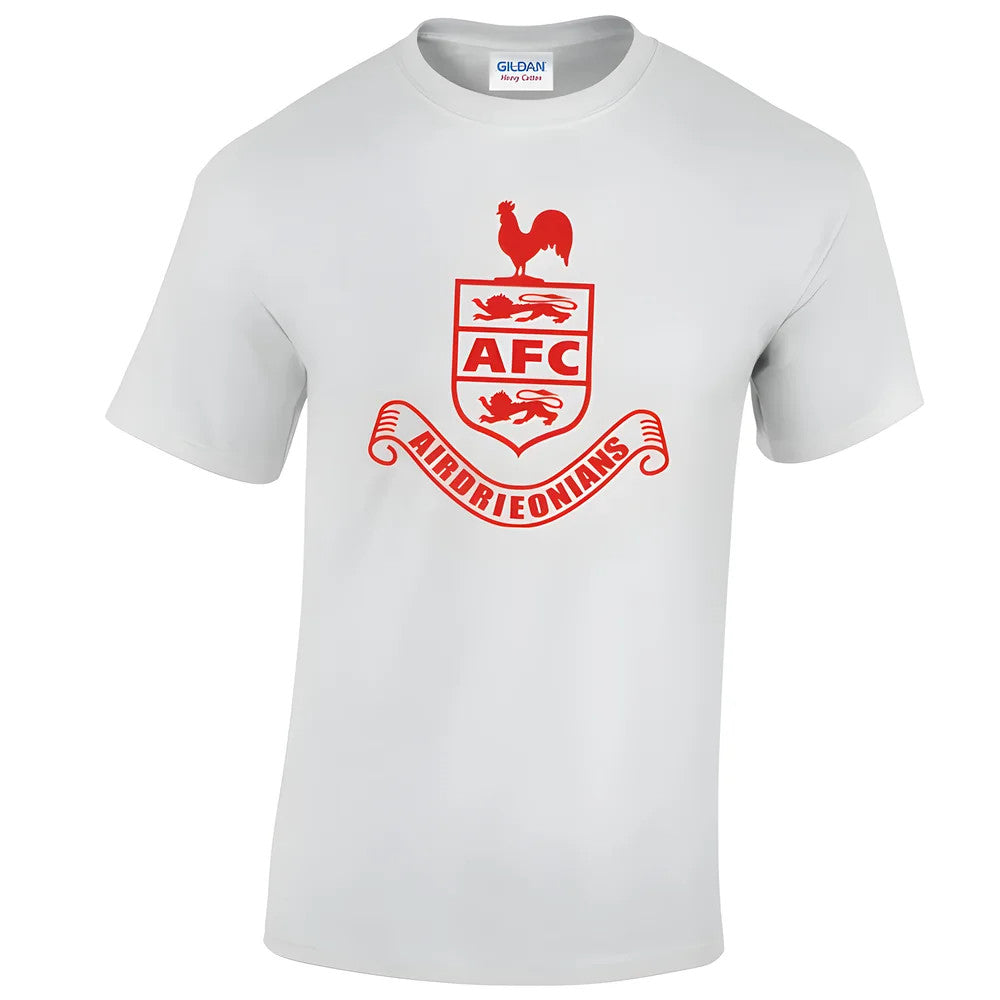 Airdrieonians Core Logo T-Shirt (White)_1