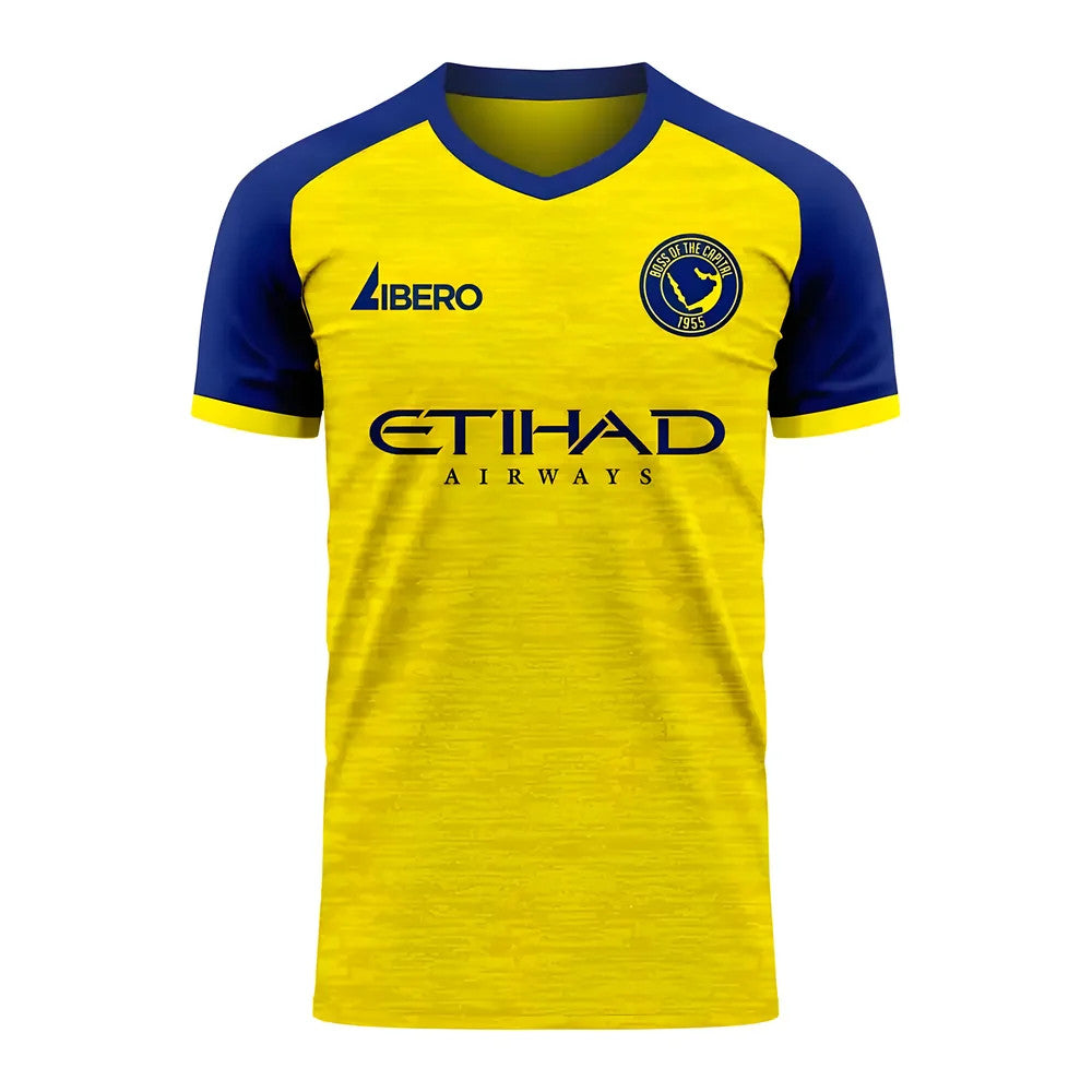 Al-Nassr 2025-2026 Home Concept Football Kit (Libero) - Kids_0