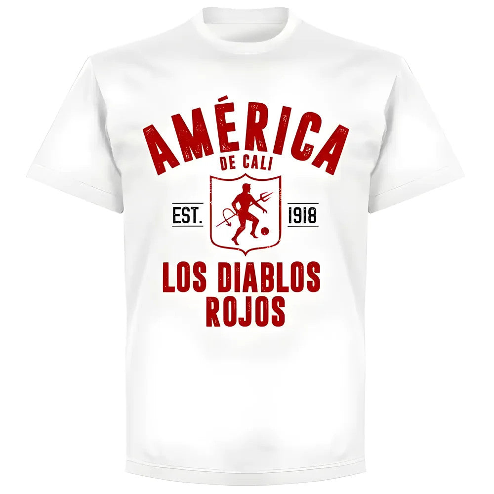 America de Cali Established T-Shirt - White_1
