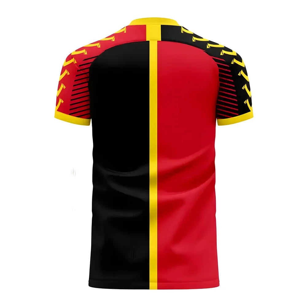 Angola 2025-2026 Home Concept Football Kit (Viper) - Adult Long Sleeve_1