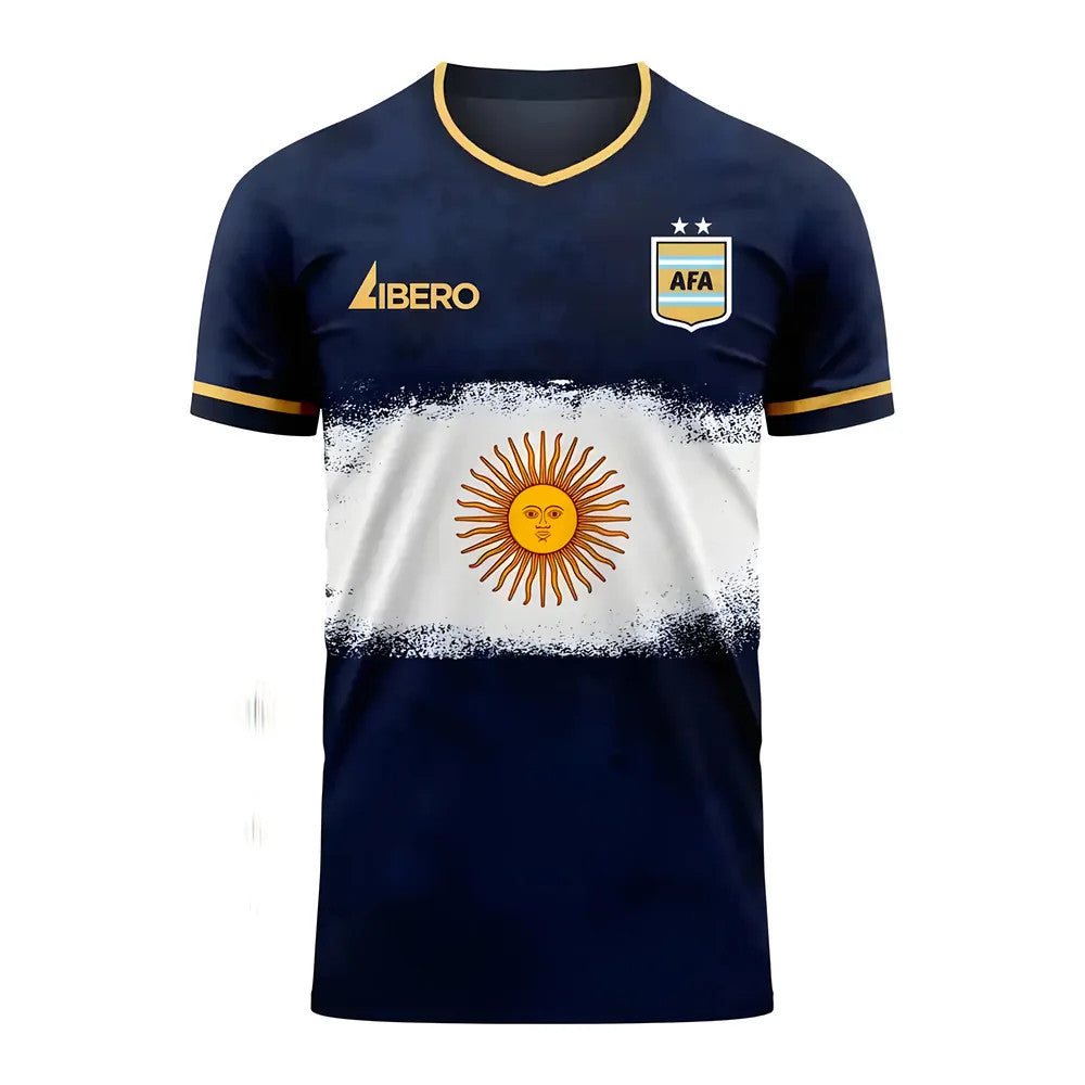 Argentina 2025-2026 Away Concept Football Kit (Libero) - Kids (Long Sleeve)_0
