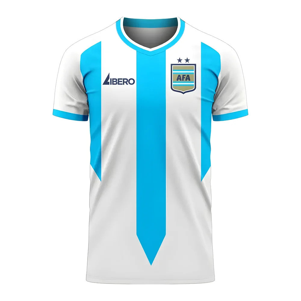 Argentina 2025-2026 Home Concept Football Kit (Libero) - Kids_0